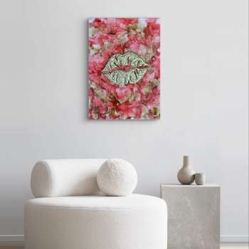 Quadro POP ART in resina by CandArt "Desiderio Rosso"