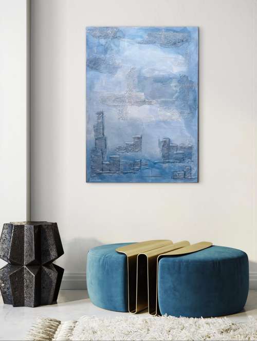 Dipinto su tela by CandArt "Oltre la nebbia"