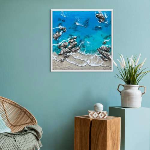 Quadro in resina by CandArt "Mare sospeso"